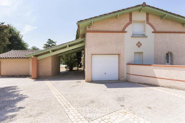 Propriété de 1850 en bord de Garonne à Muret