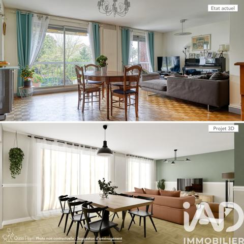 Appartement à vendre 5 pièces 117 m² Bois-Colombes
