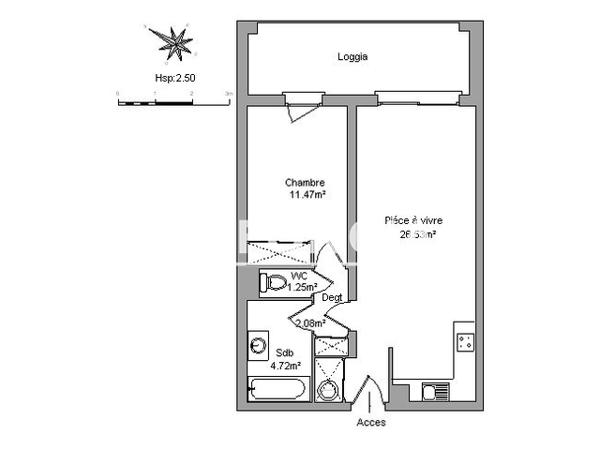 Location Appartement meublé 2 pièces 46.05 m² - 1 MONTEE DES BAUX Istres 13800