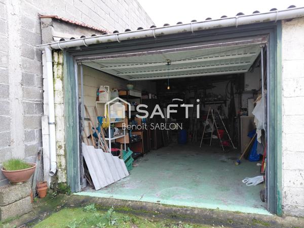 Grand garage de 25m²