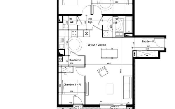 Appartement à vendre    4 pièces •  Sciez