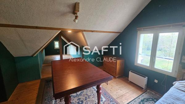 Maison 163 m² au bord de l’Aubois – 1,3 ha