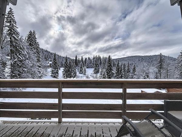 Appartement avec vu dégagée , balcon, cave et garage privatif