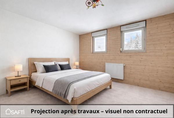 Appartement avec vu dégagée , balcon, cave et garage privatif