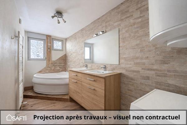 Appartement avec vu dégagée , balcon, cave et garage privatif