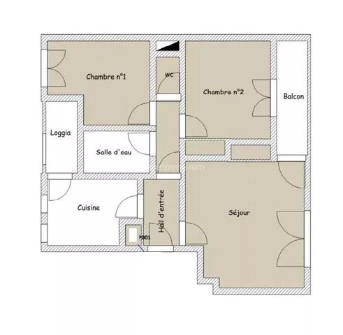 Location Appartement 3 pièces 53 m2 à Manosque