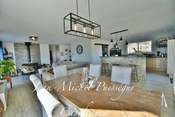 Dpt Haute Garonne (31), à vendre SAINT GAUDENS Maison de 230m2 Terrain de 1500m2, vue Pyrénées