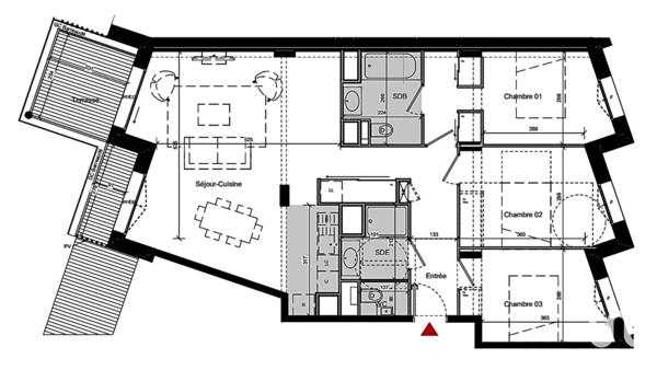 Appartement à vendre 4 pièces 91 m² Saint-Julien-en-Genevois