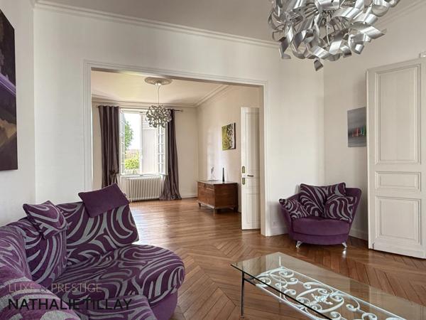 Orléans, Dunois, maison bourgeoise à vendre de 265 m² avec jardin et garage