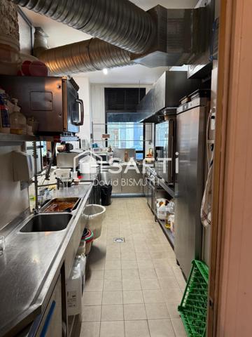 CESSION DE FONDS DE COMMERCE RESTAURANT 45 COUVERTS LEVALLOIS AVEC EXTRACTION DE 400