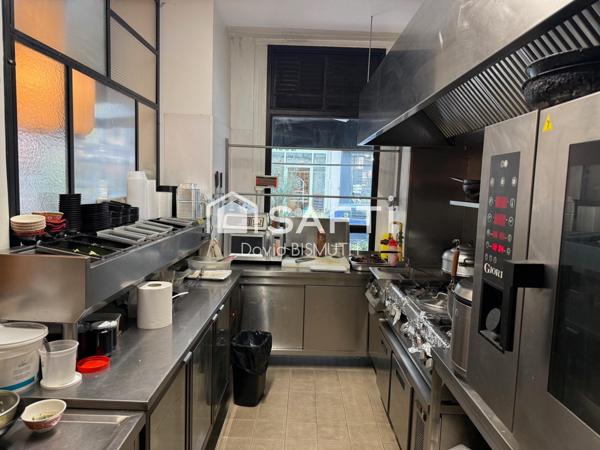 CESSION DE FONDS DE COMMERCE RESTAURANT 45 COUVERTS LEVALLOIS AVEC EXTRACTION DE 400