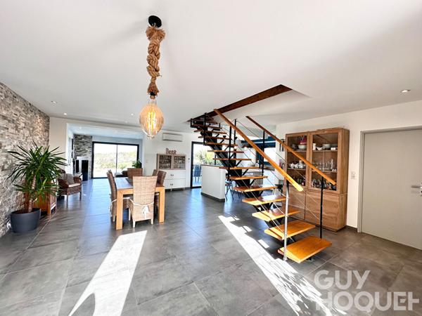 Maison contemporaine 148 m² proche ORTHEZ avec piscine et garage