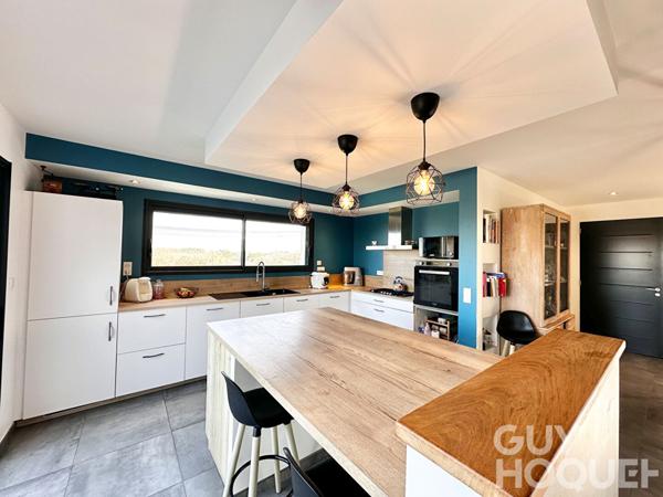 Maison contemporaine 148 m² proche ORTHEZ avec piscine et garage