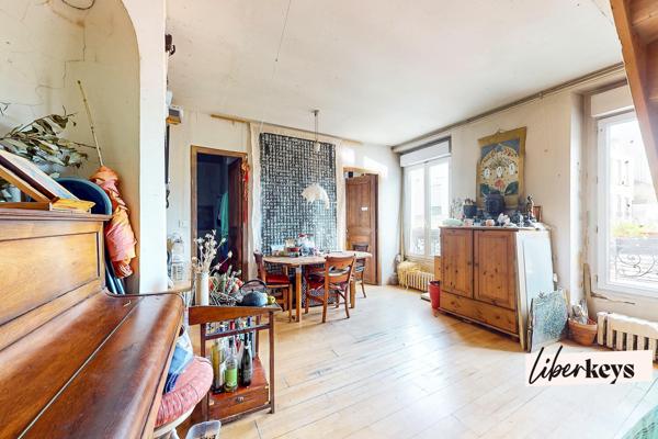 T2 39m² Ivry-sur-Seine - Dernier étage avec combles aménagés