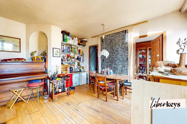 T2 39m² Ivry-sur-Seine - Dernier étage avec combles aménagés