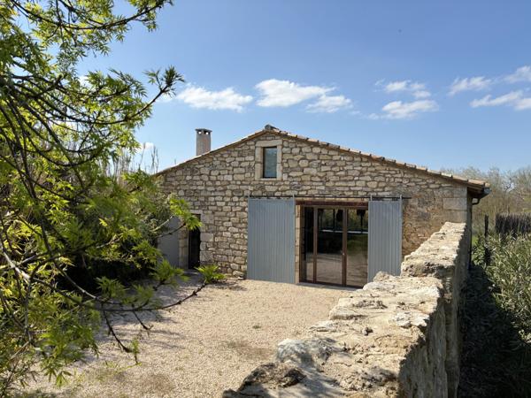 Théziers (30390) Propriété de charme + loft en pierre indépendant sur terrain arboré de 5000 m² avec oliveraie