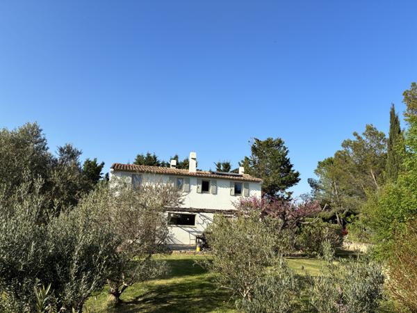 Théziers (30390) Propriété de charme + loft en pierre indépendant sur terrain arboré de 5000 m² avec oliveraie