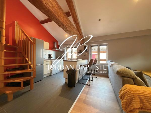 MONTAUBAN – CŒUR DE VILLE – APPARTEMENT T2 BIS DUPLEX MEUBLÉ AVEC ASCENSEUR