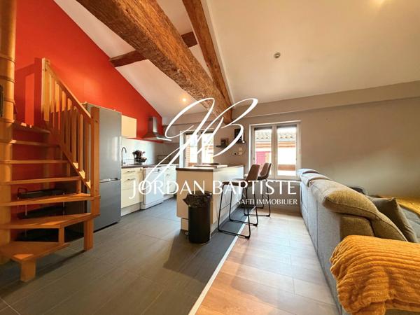 MONTAUBAN – CŒUR DE VILLE – APPARTEMENT T2 BIS DUPLEX MEUBLÉ AVEC ASCENSEUR