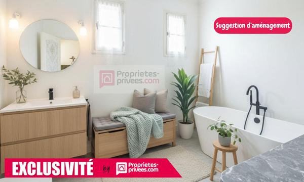 EXCLUSIVITÉ  Maison T3 de PLAIN PIED surélevé  80 m²  Floirac (proche Martel)