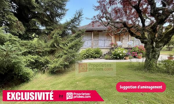 EXCLUSIVITÉ  Maison T3 de PLAIN PIED surélevé  80 m²  Floirac (proche Martel)