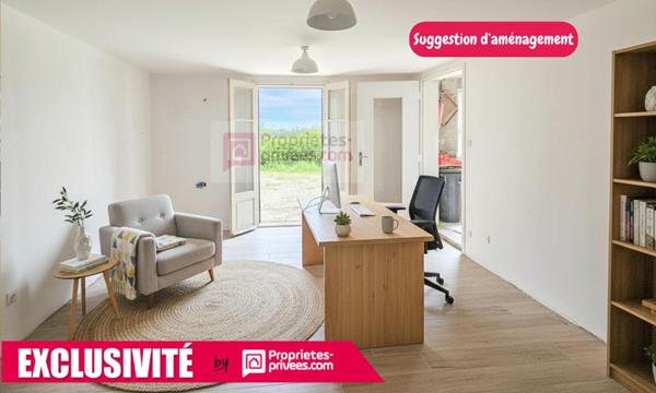 EXCLUSIVITÉ  Maison T3 de PLAIN PIED surélevé  80 m²  Floirac (proche Martel)