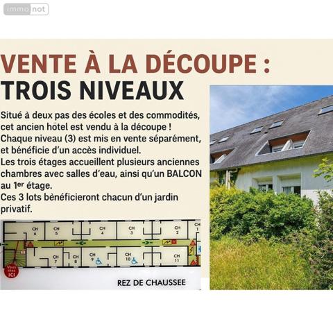 Immeuble à vendre à Plounéour-Ménez dans le Finistère (29410), ref : 29107-2782