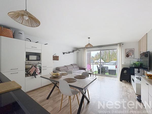 Appartement - 62m² - 2 chambres - Balcon - Stationnement couvert