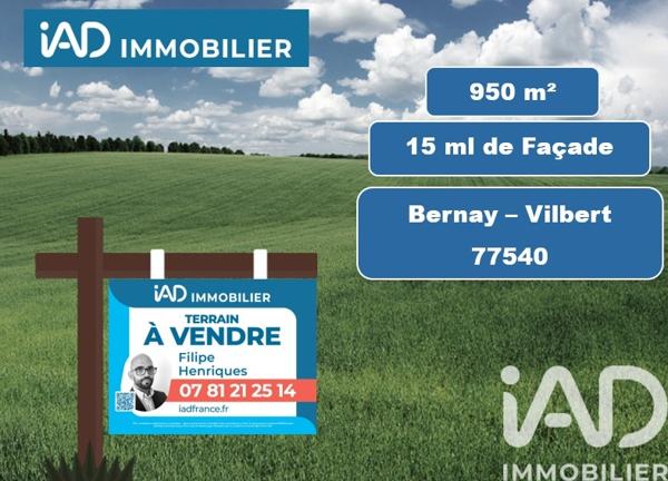 Terrain à vendre 950 m² Fontenay-Trésigny