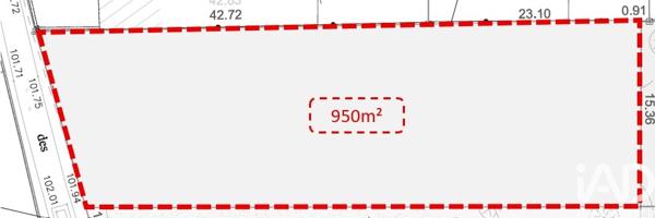 Terrain à vendre 950 m² Fontenay-Trésigny