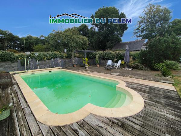 Locarn (22340) Vie de plain-pied avec gîtes et piscine chauffée