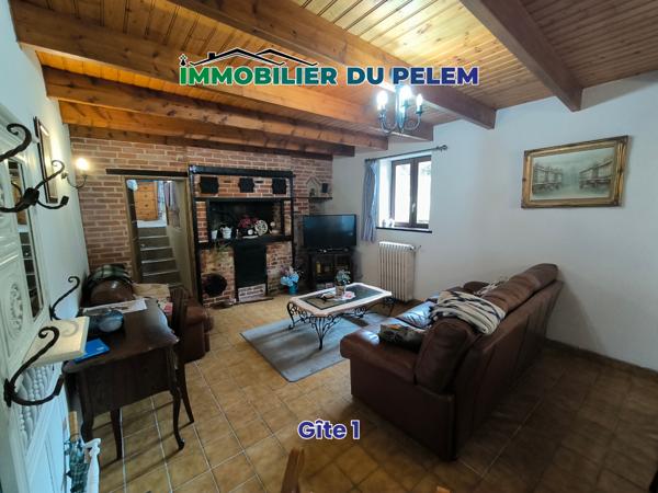 Locarn (22340) Vie de plain-pied avec gîtes et piscine chauffée