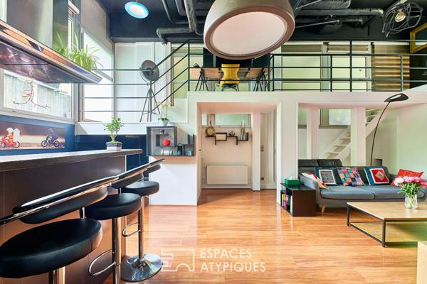 Loft aux volumes génereux proche de la Gare de Lyon
