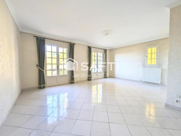 MAISON DE 125 M², 4 CHAMBRES AVEC GARAGE ET JARDIN