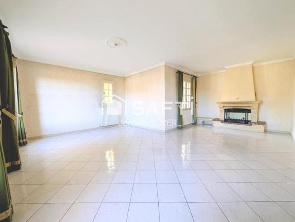 MAISON DE 125 M², 4 CHAMBRES AVEC GARAGE ET JARDIN