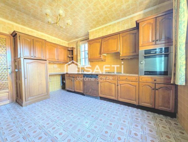 MAISON DE 125 M², 4 CHAMBRES AVEC GARAGE ET JARDIN