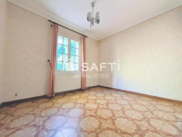 MAISON DE 125 M², 4 CHAMBRES AVEC GARAGE ET JARDIN