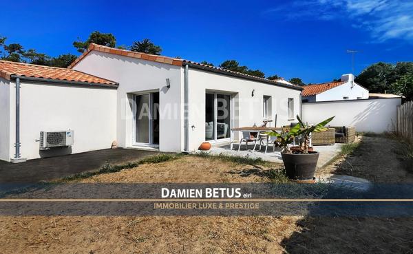 Maison à vendre 4 pièces SAINT JEAN DE MONTS (85), terrasse, jardin, DPE A