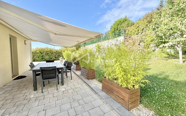 Villa de type 5 de 2013, sous-sol et terrasse et jardin clos.