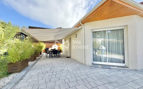 Villa de type 5 de 2013, sous-sol et terrasse et jardin clos.