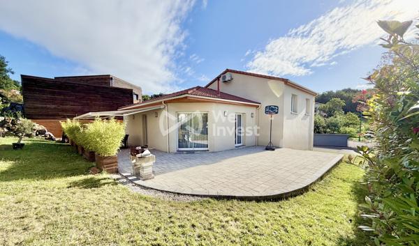 Villa de type 5 de 2013, sous-sol et terrasse et jardin clos.
