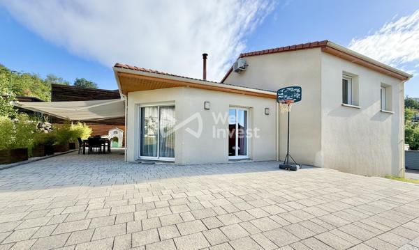 Villa de type 5 de 2013, sous-sol et terrasse et jardin clos.