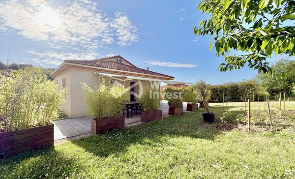 Villa de type 5 de 2013, sous-sol et terrasse et jardin clos.