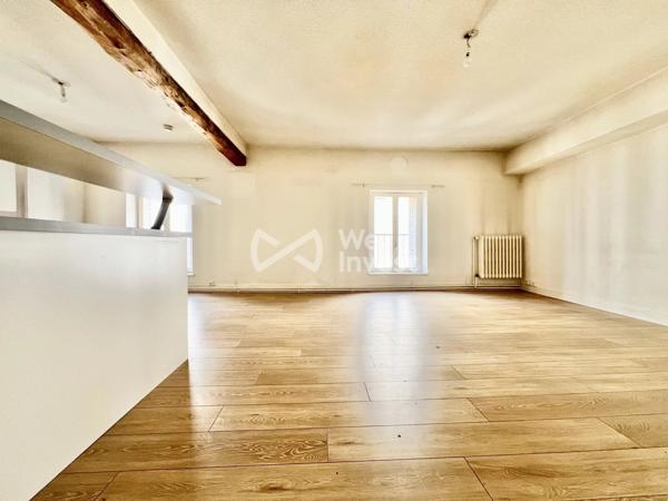 Appartement de type 3 de 77m2 à rafraichir.