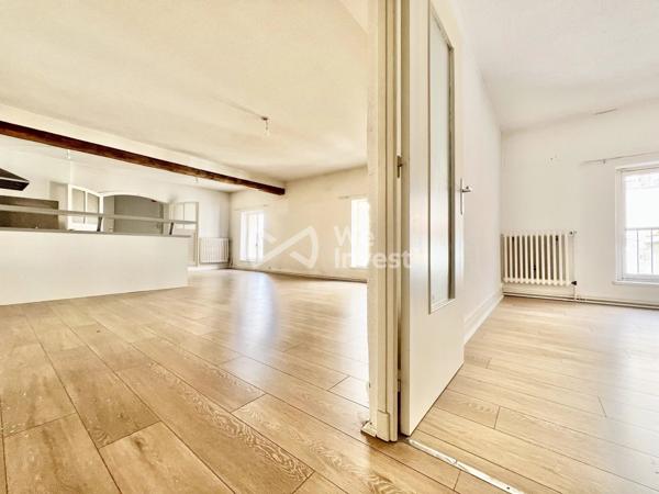 Appartement de type 3 de 77m2 à rafraichir.