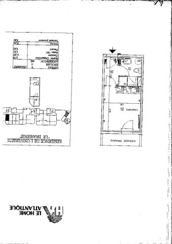 Appartement T1 NANTES Bon Port - 18.31 m2  400 Euros