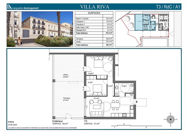 Programme neuf Sete 3 pièces 57 m²