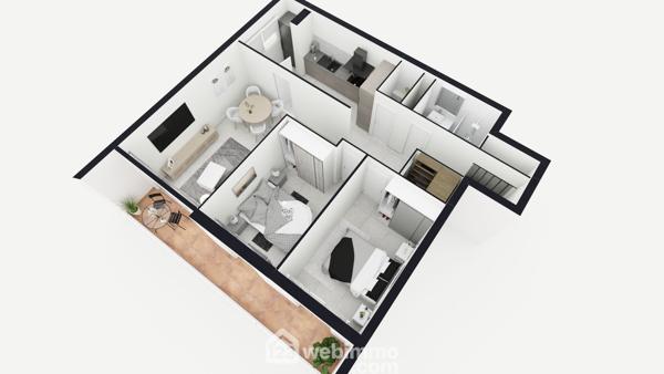 Appartement 57.2 m² à Marseille 13008