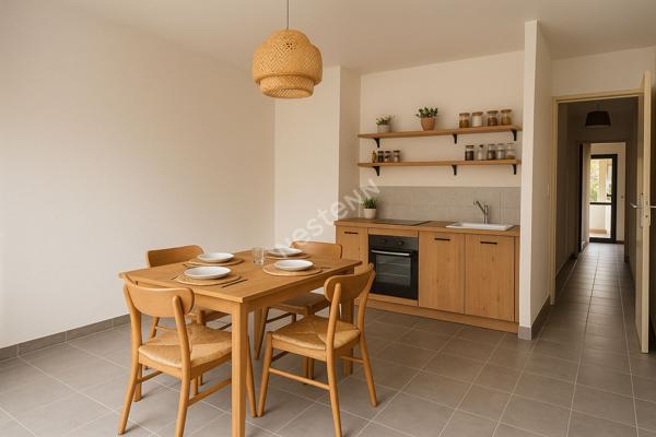 NANTES - RUE PAUL BELLAMY / Appartement deux pièces 45m² dans un immeuble de 2011, avec parking extérieur