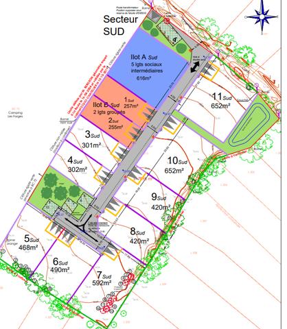 TERRAIN - LA BAULE GUEZY - PROCHES COMMERCES ET CENTRE DE PORNICHET